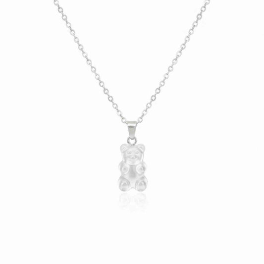 Teddybär-Halskette aus Chirurgenstahl