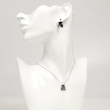 Teddy Love Silver Earring