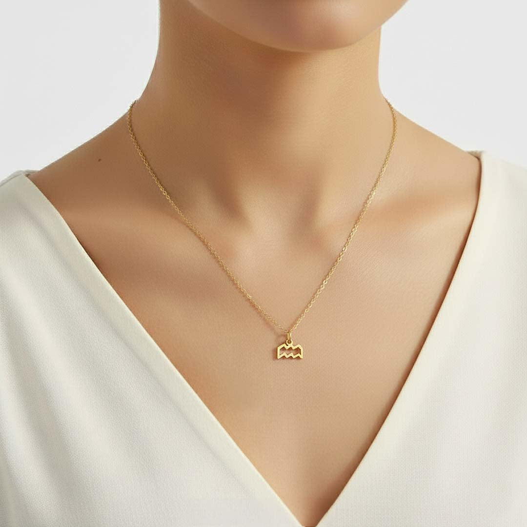 Sternzeichen-Symbol-Goldkette